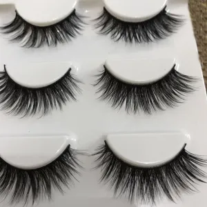 3D MINK Thicc n' Long Eyelashes (3 Pairs)