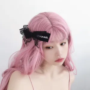 Rose Water Pastel Pink Long Wig