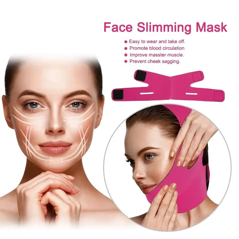 3-Pack: Face Lifting Firming Bandage Face Belt