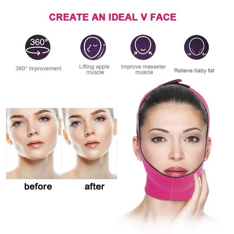 3-Pack: Face Lifting Firming Bandage Face Belt