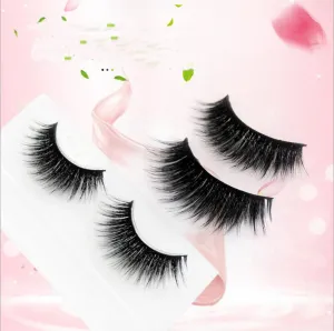 3D MINK Cotton Stalk Cross-Messy Dense Style Eyelashes