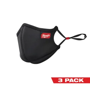 3PK L/XL 3-Layer Performance Face Mask