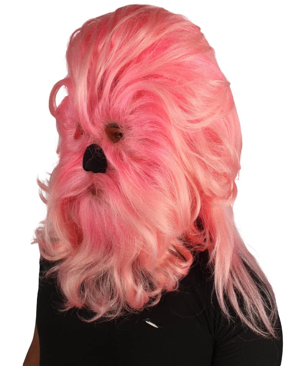 Adult Unisex Warrior Ape Gorilla Mask Wig | Perfect for Halloween | Breathable Synthetic Fiber