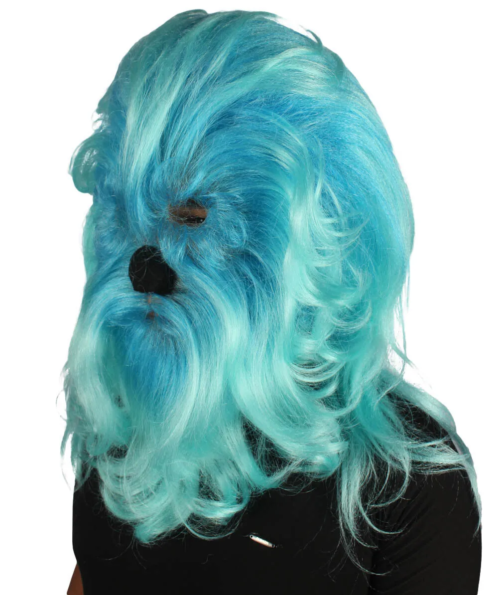 Adult Unisex Warrior Ape Gorilla Mask Wig | Perfect for Halloween | Breathable Synthetic Fiber