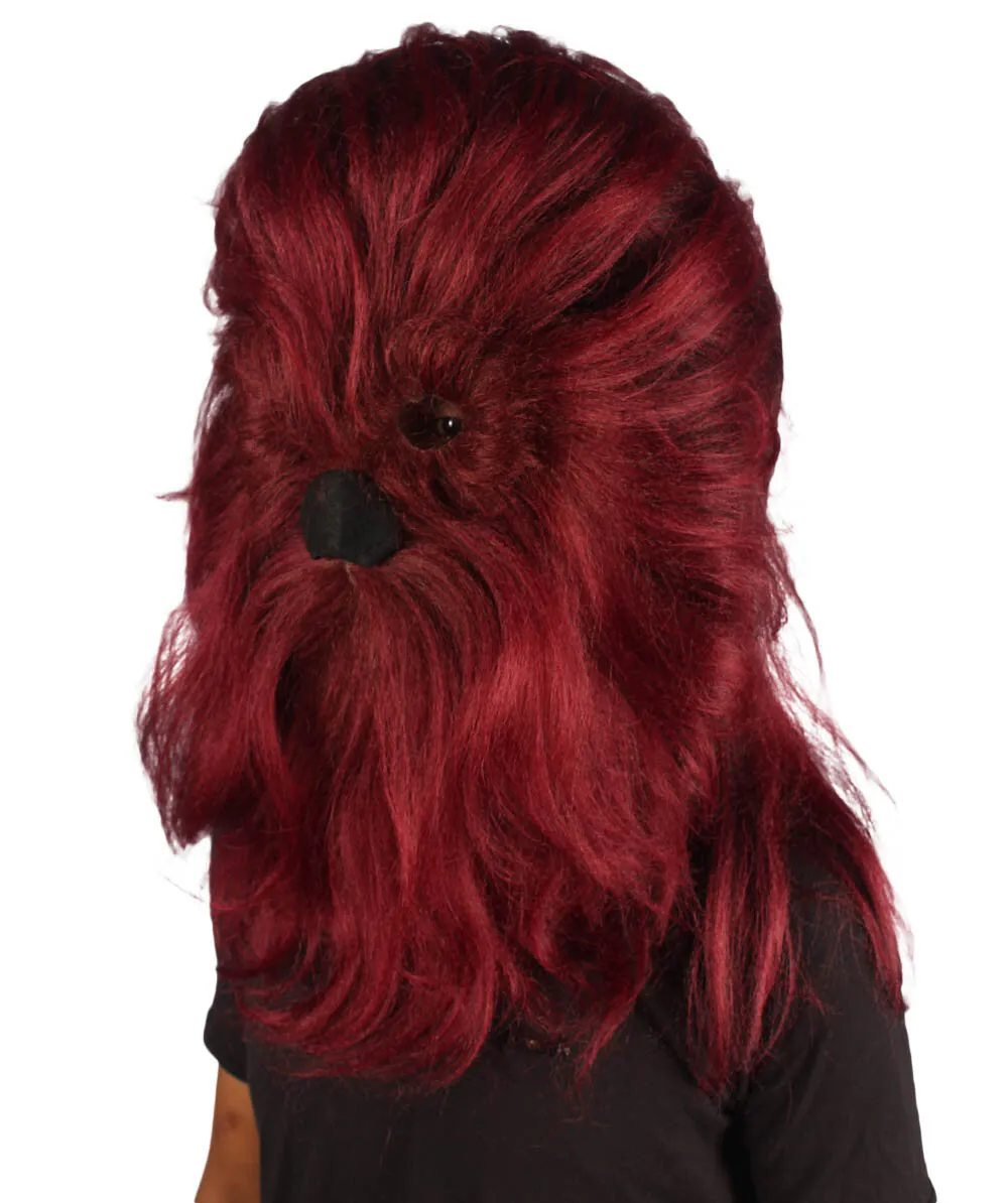 Adult Unisex Warrior Ape Gorilla Mask Wig | Perfect for Halloween | Breathable Synthetic Fiber