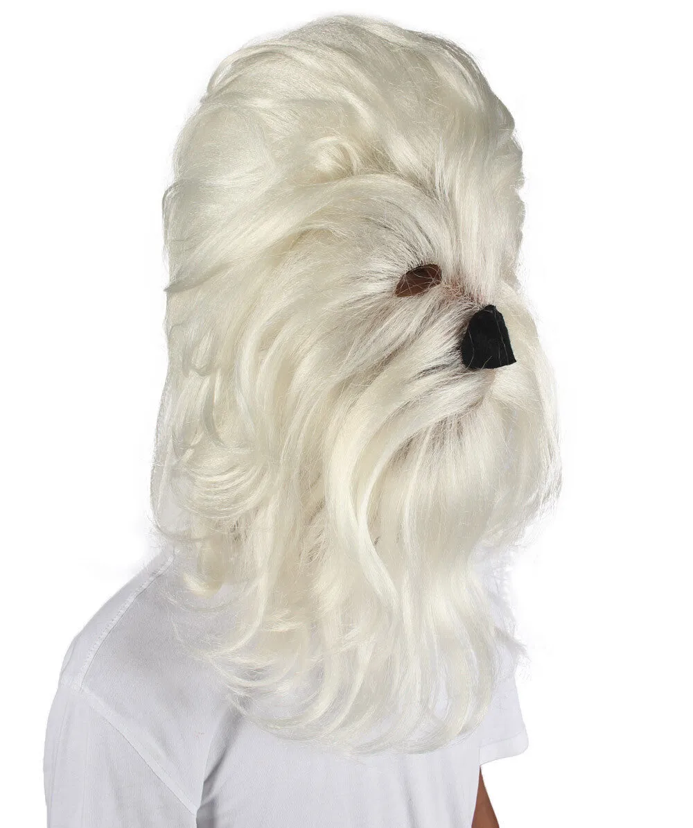 Adult Unisex Warrior Ape Gorilla Mask Wig | Perfect for Halloween | Breathable Synthetic Fiber