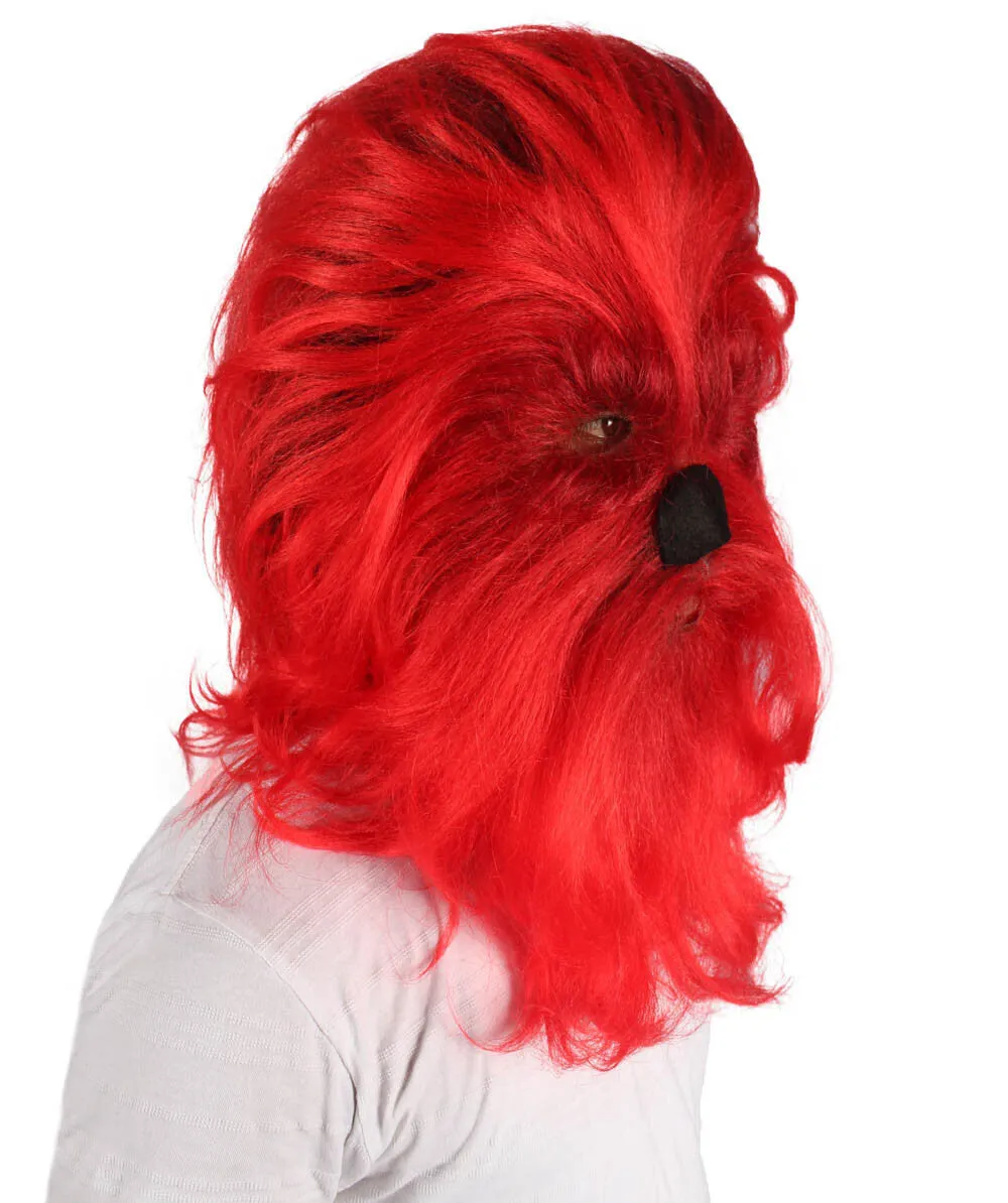 Adult Unisex Warrior Ape Gorilla Mask Wig | Perfect for Halloween | Breathable Synthetic Fiber