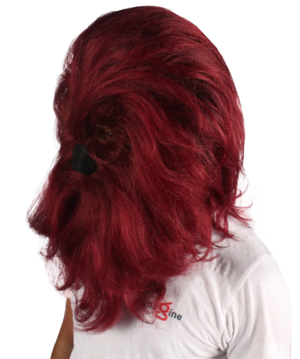 Adult Unisex Warrior Ape Gorilla Mask Wig | Perfect for Halloween | Breathable Synthetic Fiber