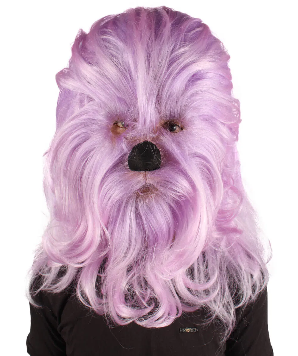 Adult Unisex Warrior Ape Gorilla Mask Wig | Perfect for Halloween | Breathable Synthetic Fiber