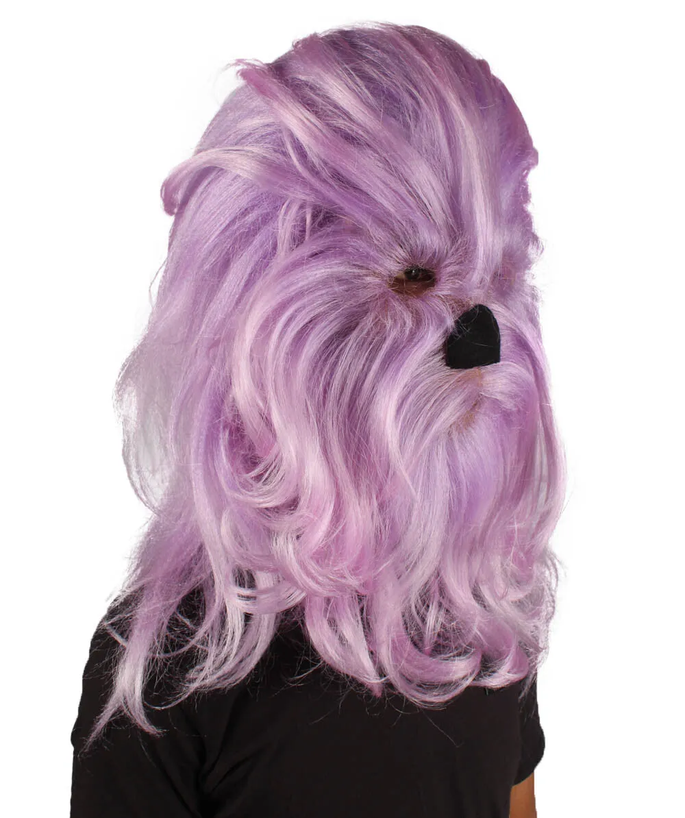 Adult Unisex Warrior Ape Gorilla Mask Wig | Perfect for Halloween | Breathable Synthetic Fiber