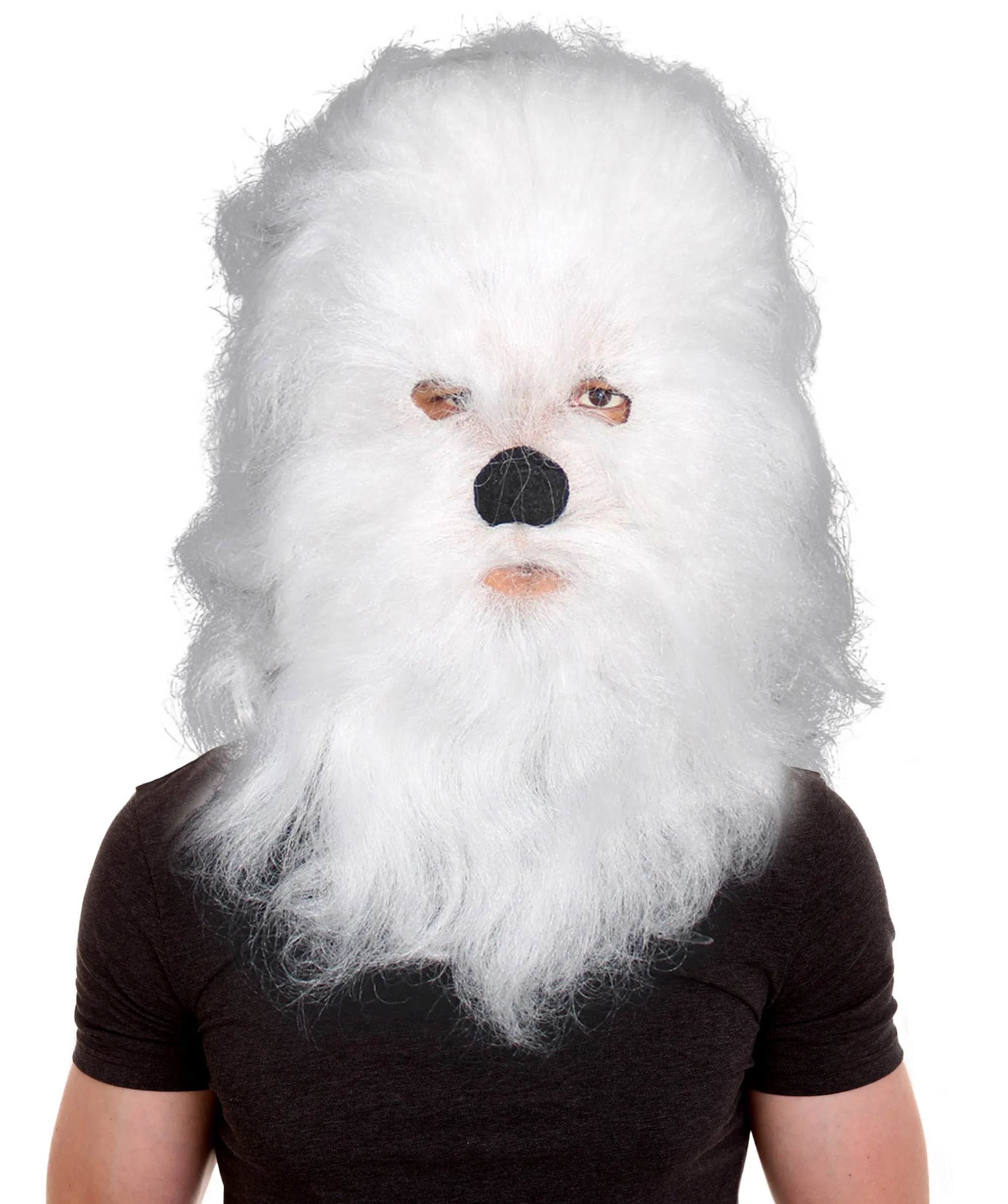 Adult Unisex Warrior Ape Gorilla Mask Wig | Perfect for Halloween | Breathable Synthetic Fiber