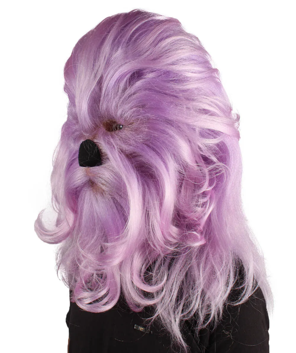 Adult Unisex Warrior Ape Gorilla Mask Wig | Perfect for Halloween | Breathable Synthetic Fiber