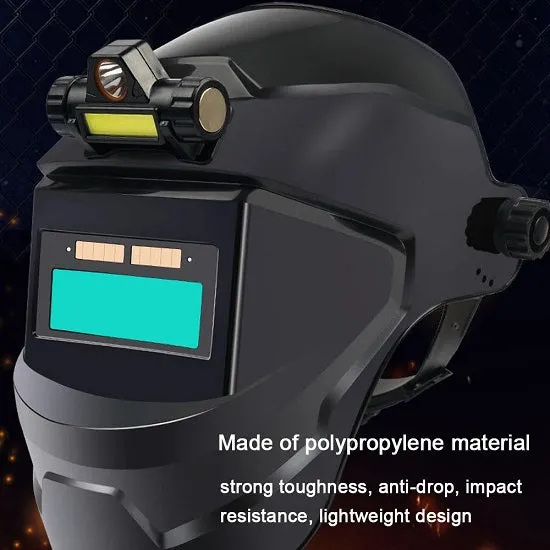 Amazing Innovation Revolutionary Welding Helmet Mask Solar Automatic Dimming Large View High Temperature Resistant