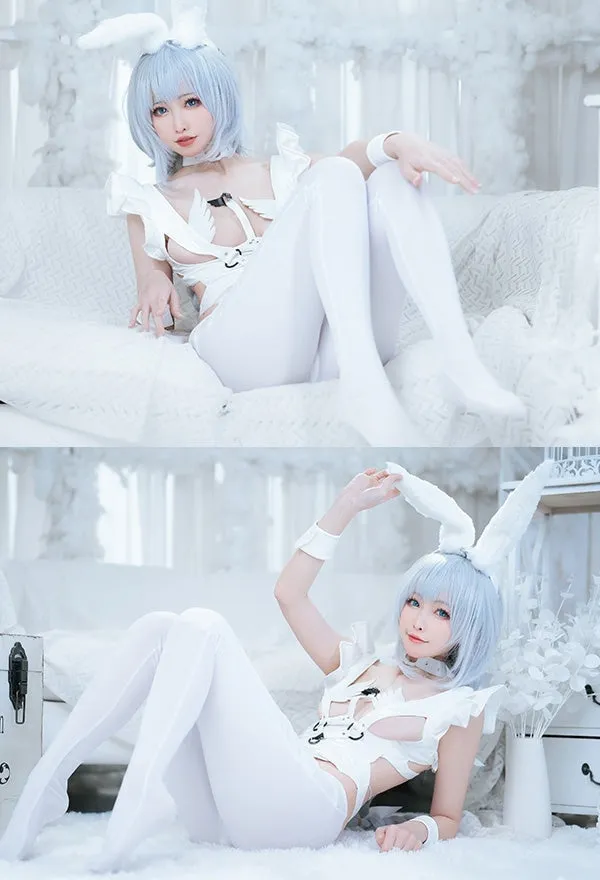 Angel Bunny Bodysuit Cosplay Set