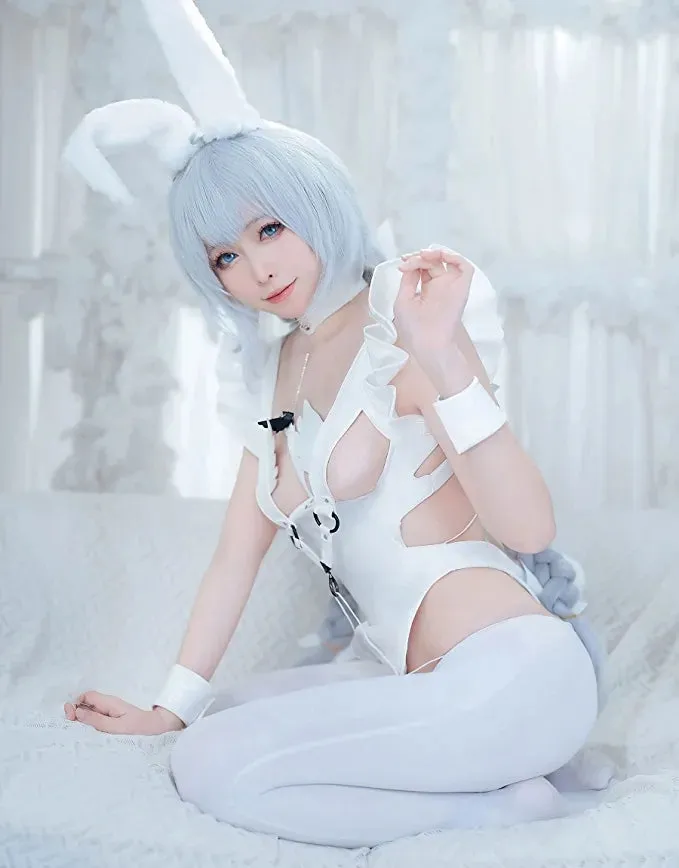 Angel Bunny Bodysuit Cosplay Set