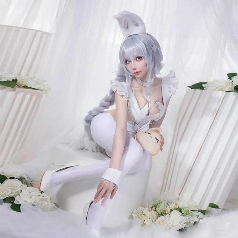 Angel Bunny Bodysuit Cosplay Set