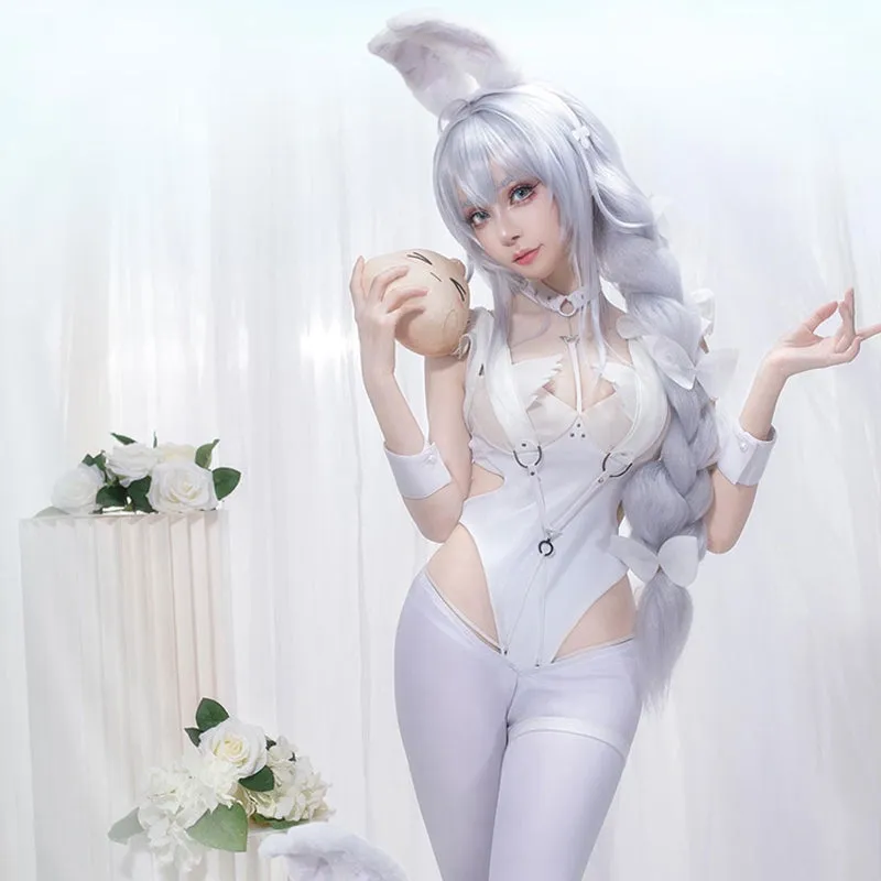 Angel Bunny Bodysuit Cosplay Set