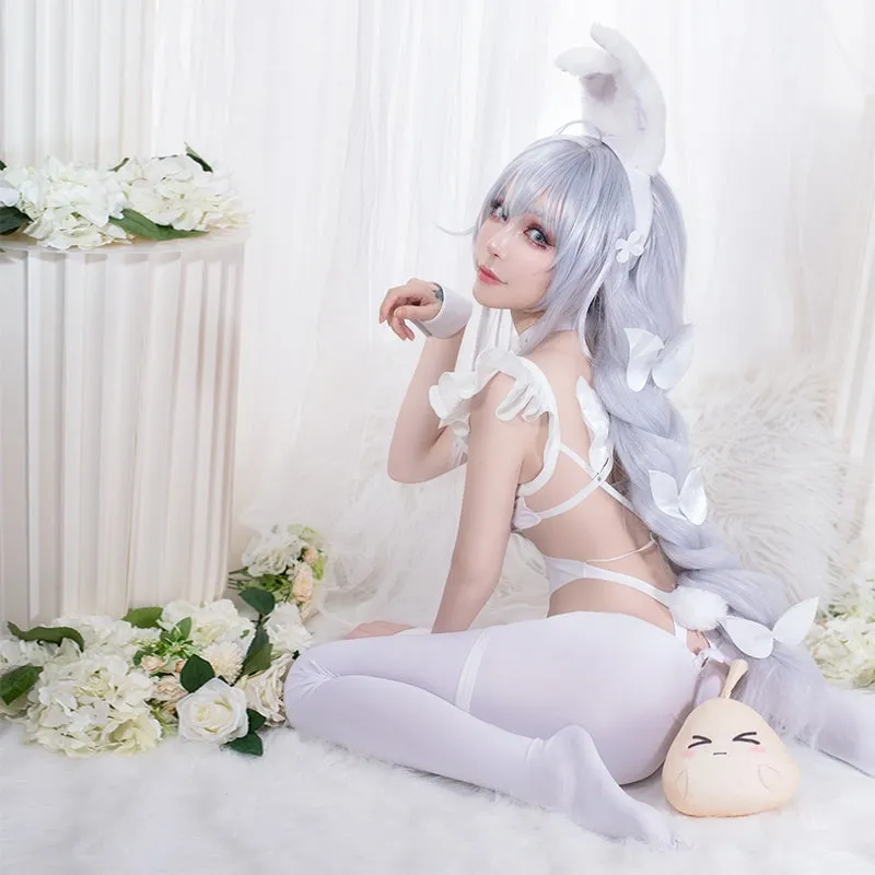 Angel Bunny Bodysuit Cosplay Set