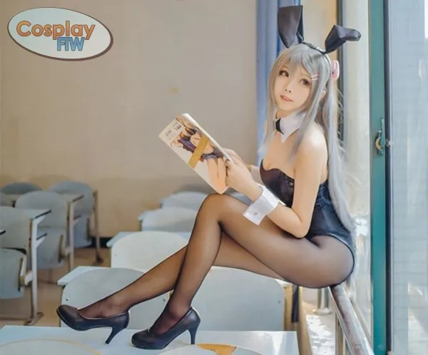 Anime Rascal Does Not Dream Of Bunny Girl Senpai Mai Sakurajima Cosplay Costume / Seishun Buta Yarou wa Bunny Girl Senpai no Yume wo Minai