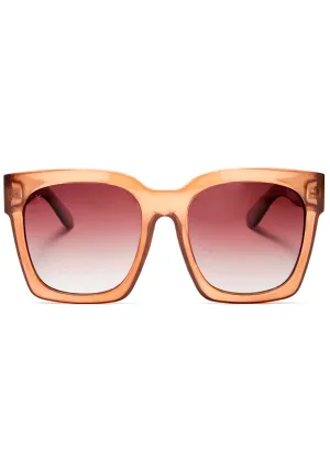 Anonymous Sunglasses in Taupe Crystal/Brown Gradient