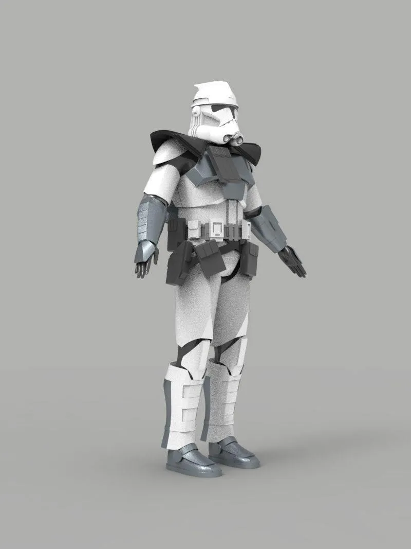 Arc Trooper Phase II Armor STL