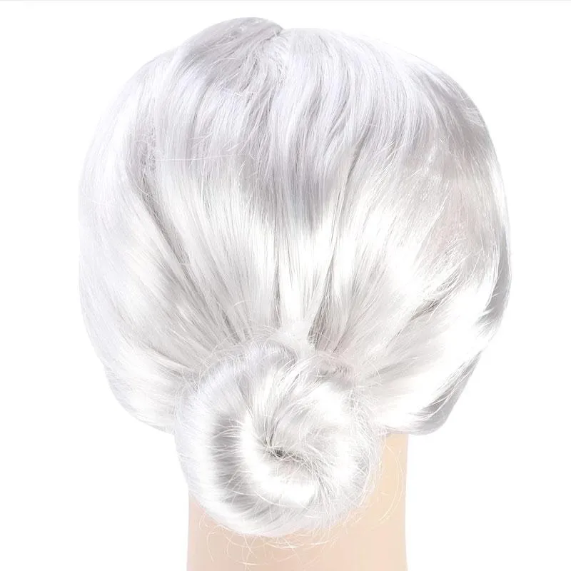 Authentic White Granny Wig