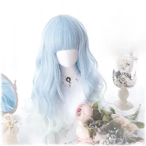 Baby Blue Wavy Wig