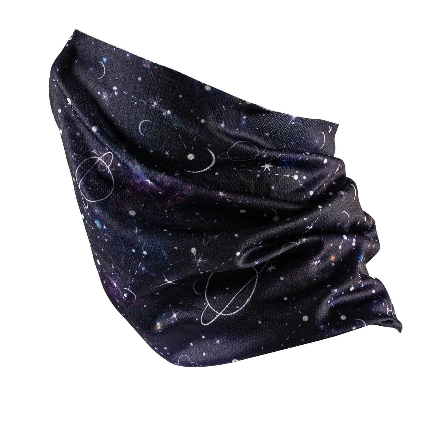 Bandana Face Mask - Black Planet (Available online only)