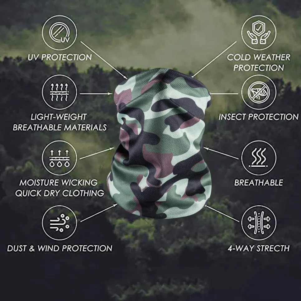 Bandana Face Mask - Green Camo (Available online only)