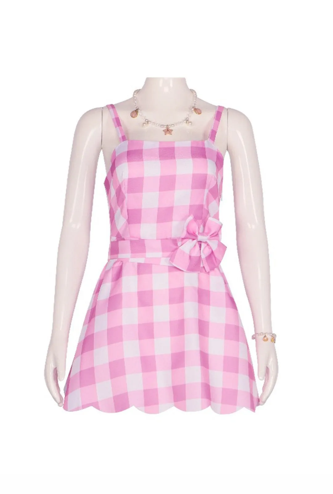 Barbie Pink Gingham Dress Cosplay