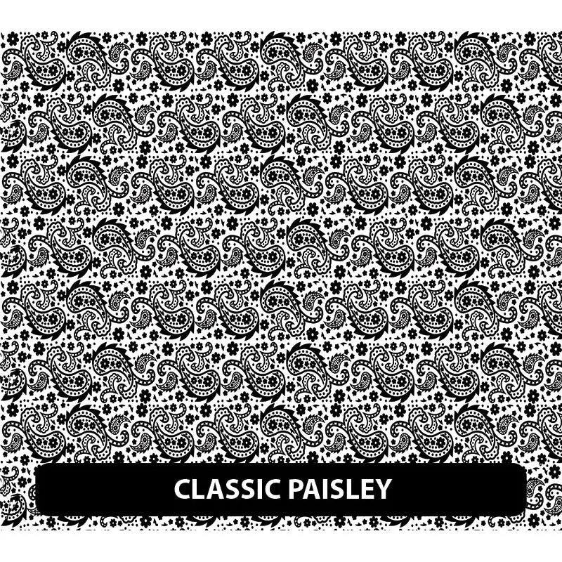 Black & White Puff Patterned HTV (12" x 12")