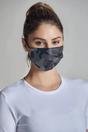 Black Camo Face Masks