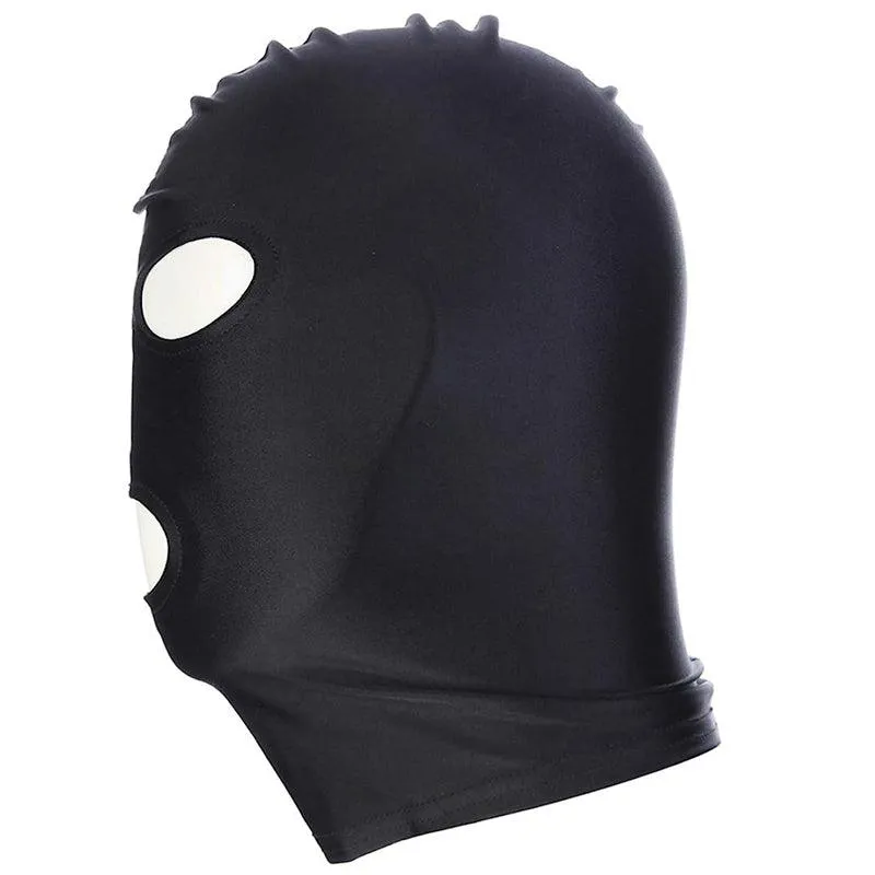 Black Face Mask Open Eye Mouth Adult