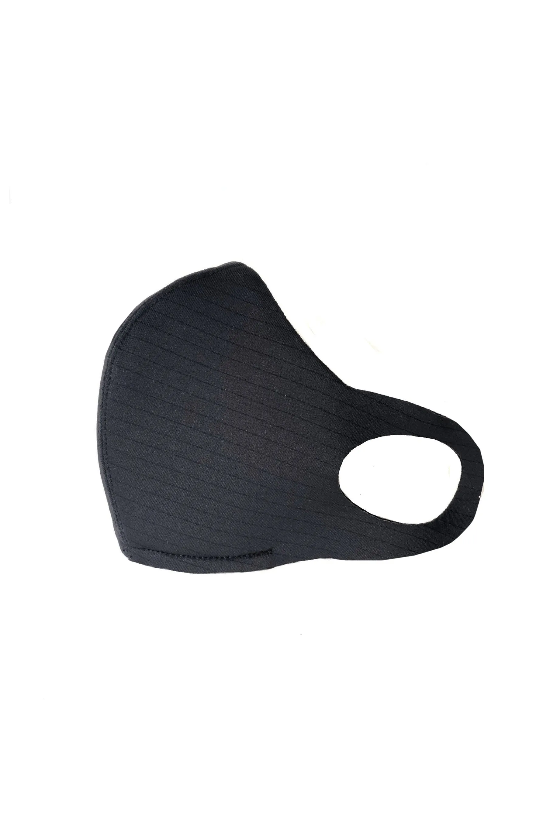 Black Stripe Antibacterial Premium Neoprene Waterproof Face Mask  (Filter Pocket)