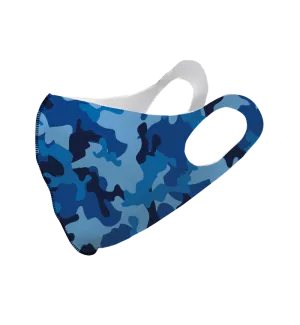 Blue Ice Camouflage Olson Face Mask