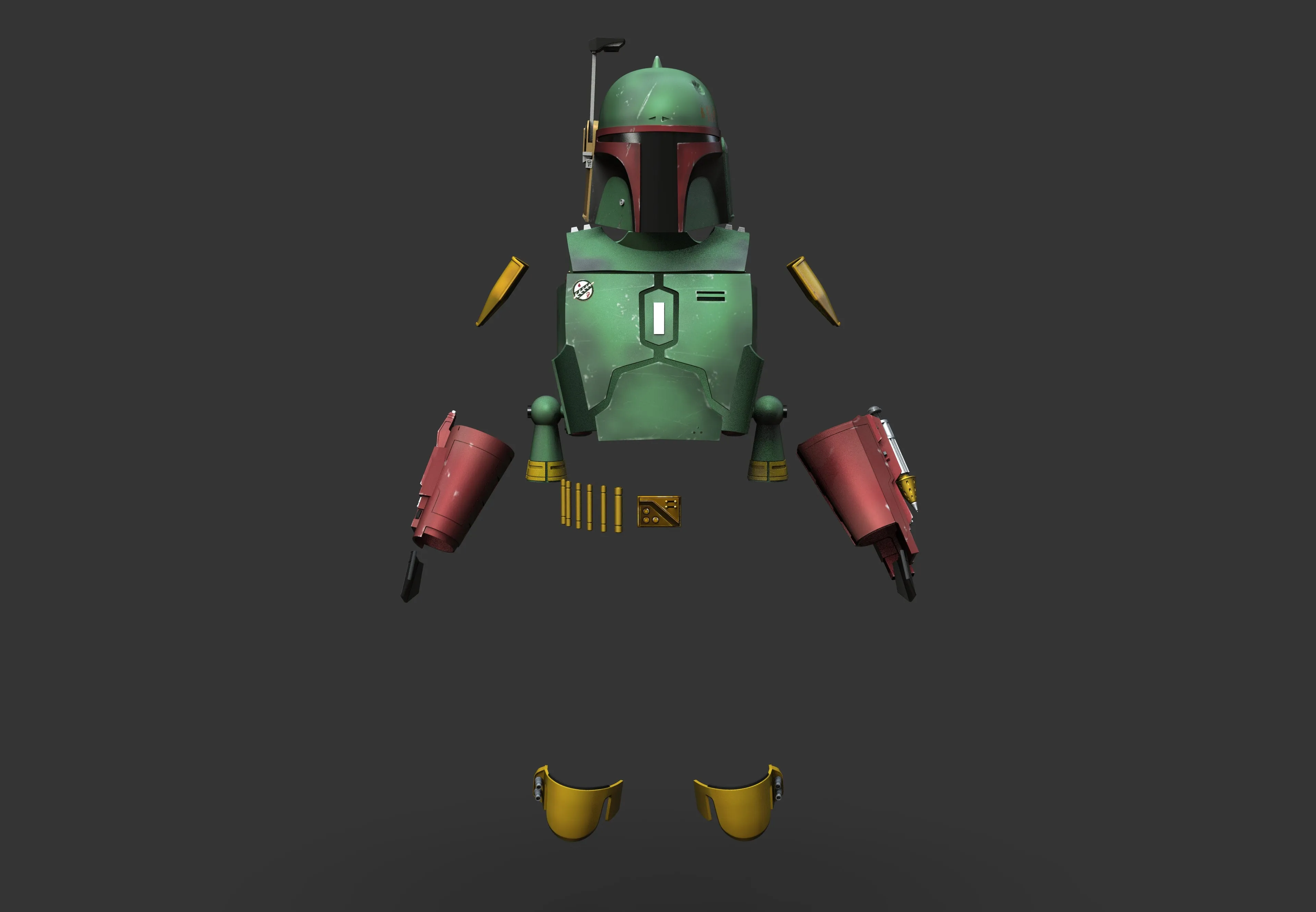 Boba Fett Armor STL- Book of Boba Fett