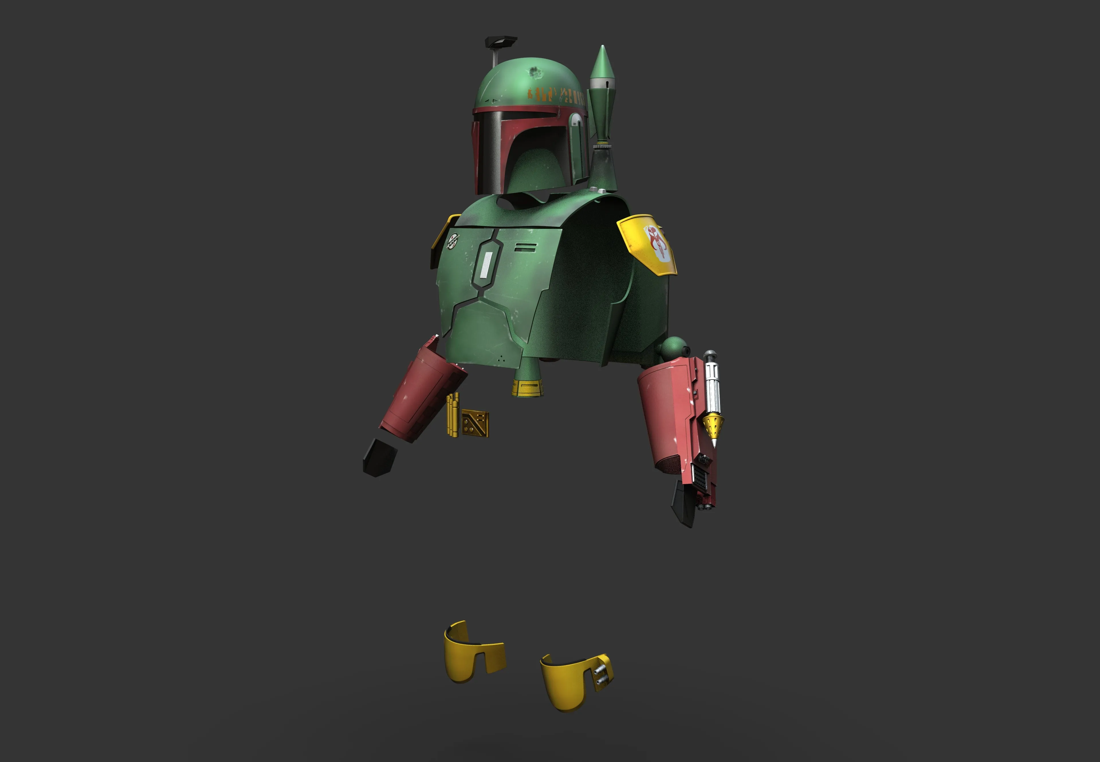 Boba Fett Armor STL- Book of Boba Fett