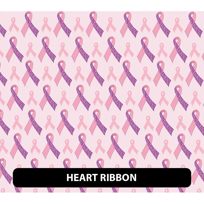 Breast Cancer Awareness Puff Patterned HTV (12" x 12")