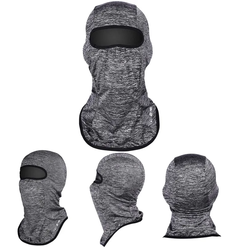 Breathable Thin Cycling Face Mask Ice Fabric Cool Balaclava Anti-UV Windproof Road MTB Bike Mask Bicycle Face Mask