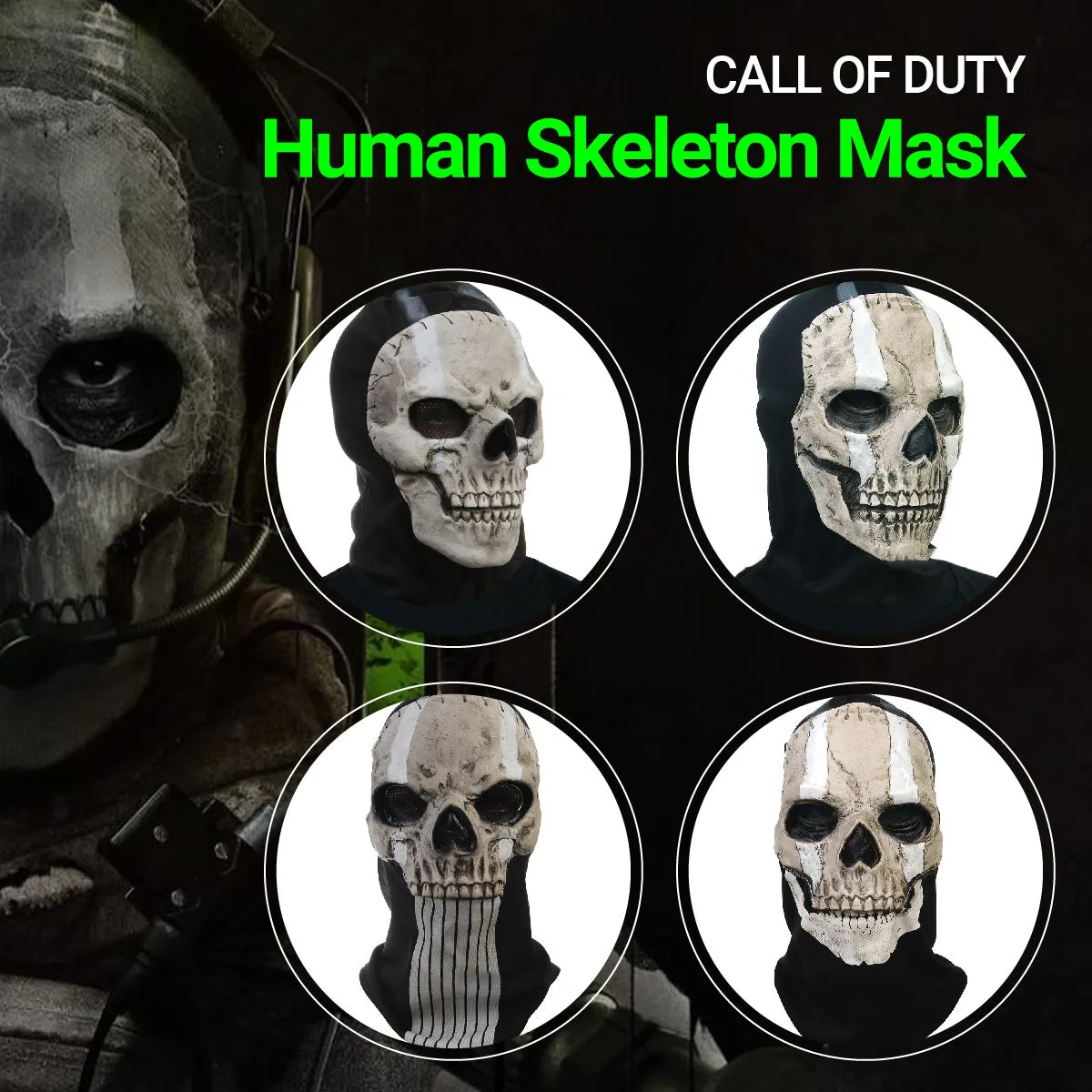 Call of Duty Warzone 2 Ghost Mask