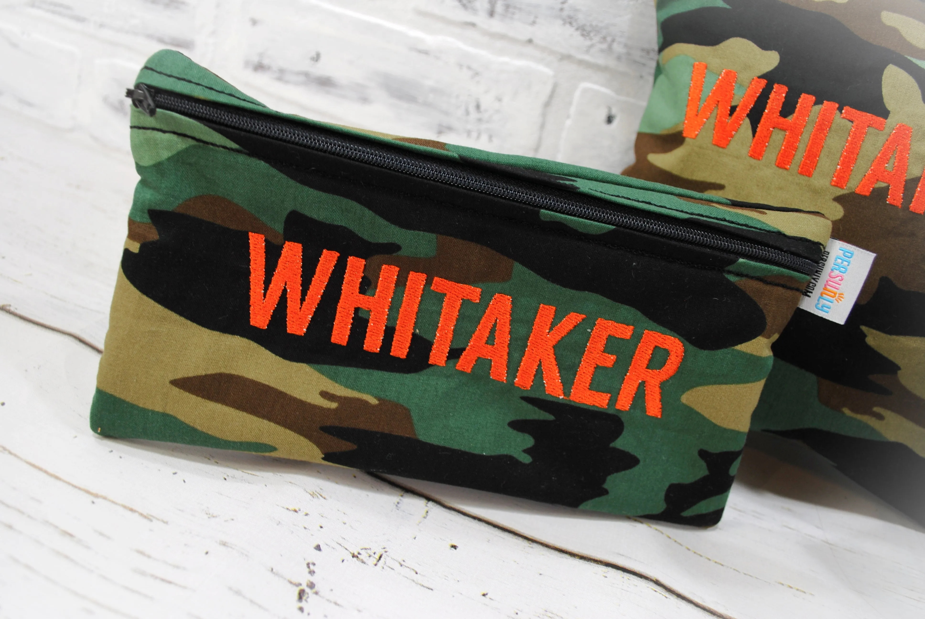 Camo Personalized Reusable Food Bag