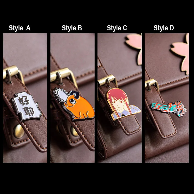 Chainsaw Man Character Style Enamel Pins