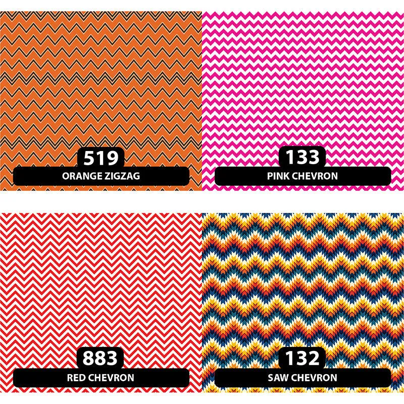 Chevron Puff Patterned HTV (12" x 12")