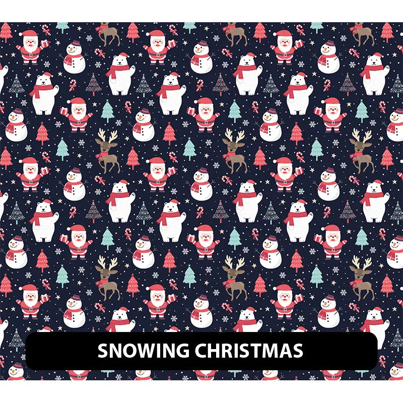 Christmas Puff Patterned HTV (12" x 12")