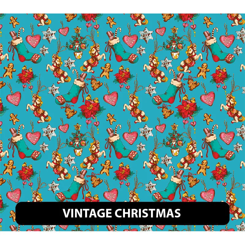 Christmas Puff Patterned HTV (12" x 12")