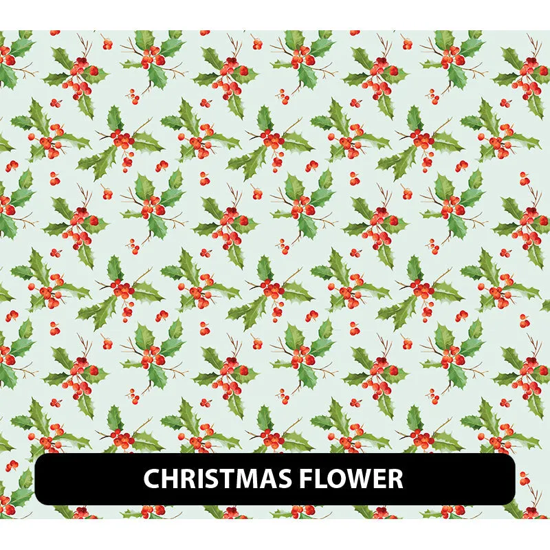 Christmas Puff Patterned HTV (12" x 12")