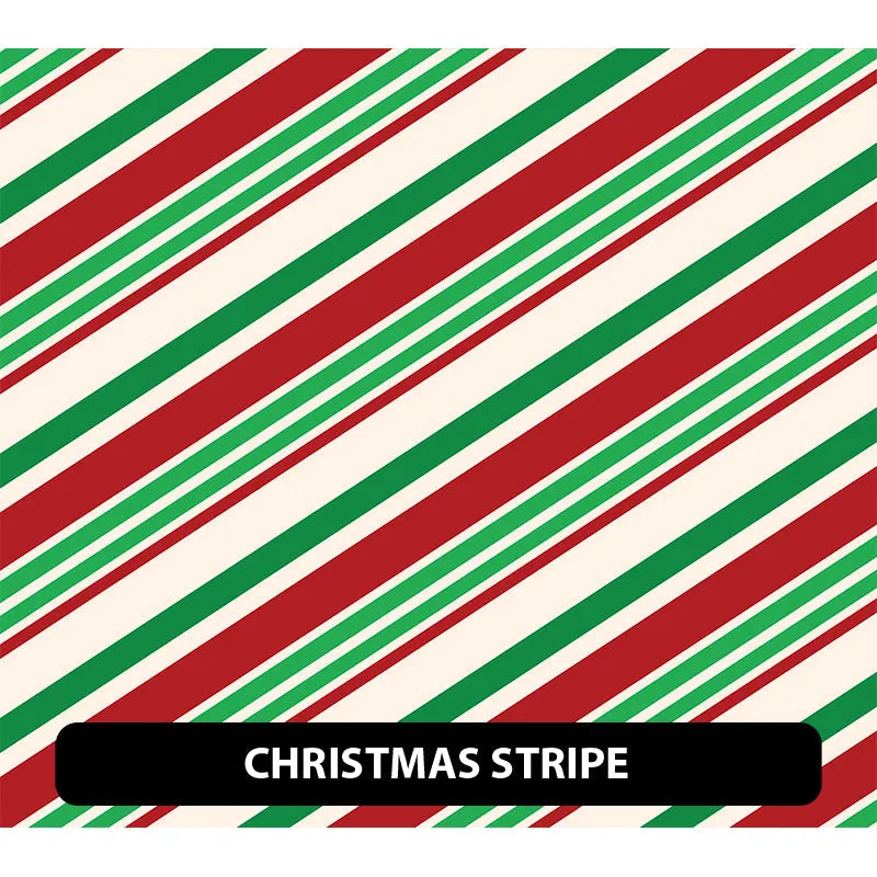 Christmas Puff Patterned HTV (12" x 12")