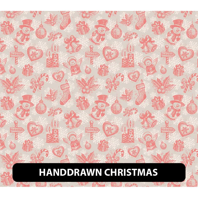 Christmas Puff Patterned HTV (12" x 12")