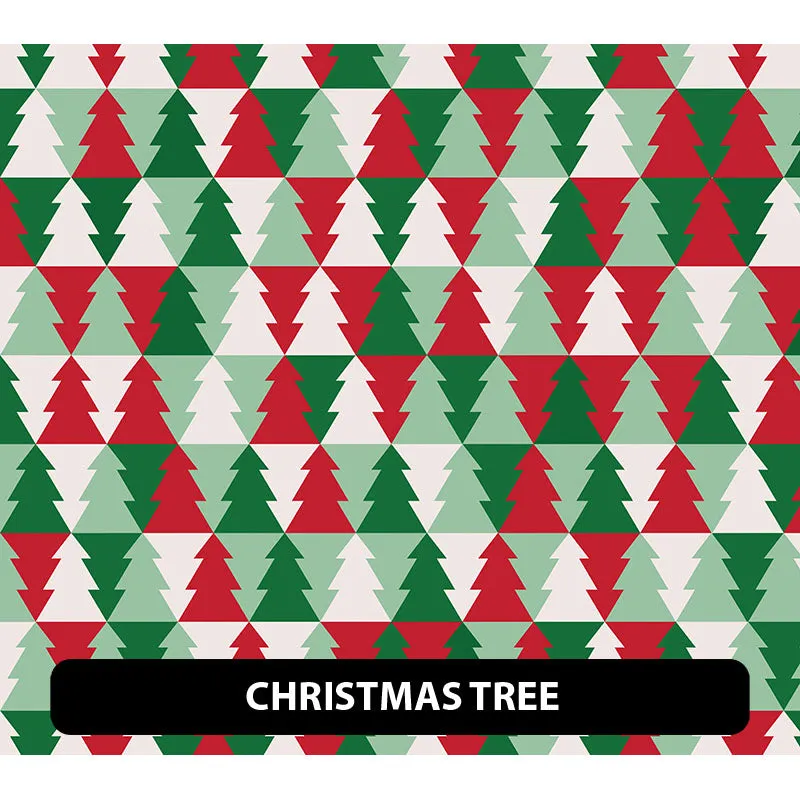 Christmas Puff Patterned HTV (12" x 12")