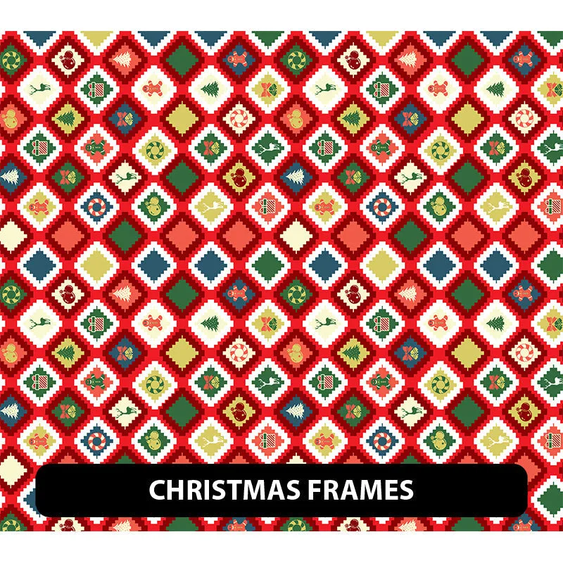 Christmas Puff Patterned HTV (18.5" x 12")